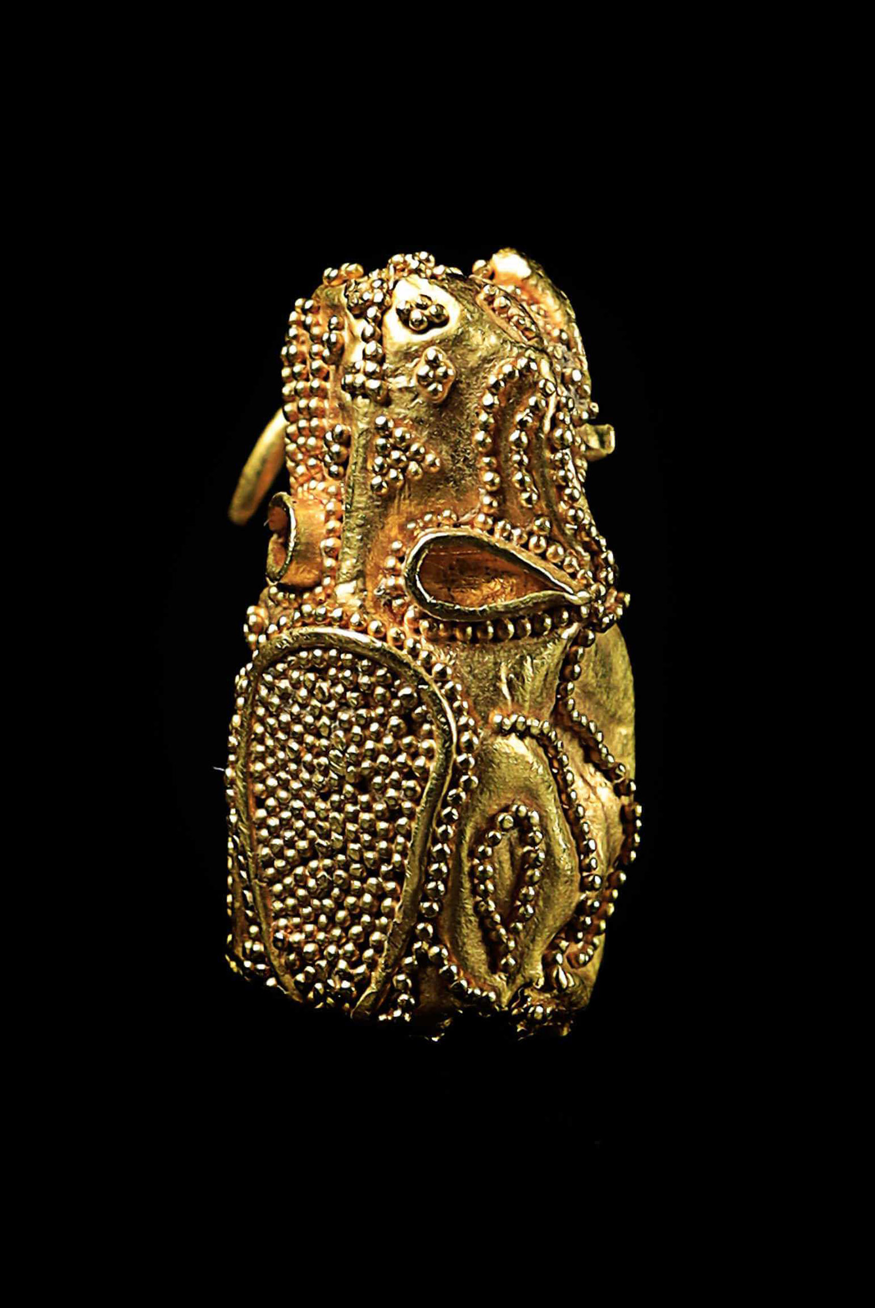 Cabeza de león con técnica de granulado - Imagen 2