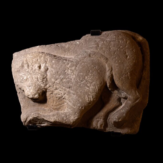 Altorrelieve representando un Lobo Ibérico - Galería F. Cervera - EU-090