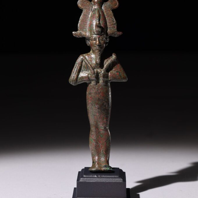 Bronce egipcio de Osiris - Galería F. Cervera - E-1543