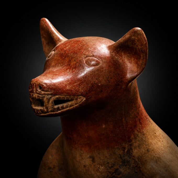 Escultura de perro de Colima - México - Galería F. Cervera - PC-009