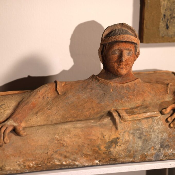 Gran Sarcófago Etrusco - Galería F. Cervera - ET-026