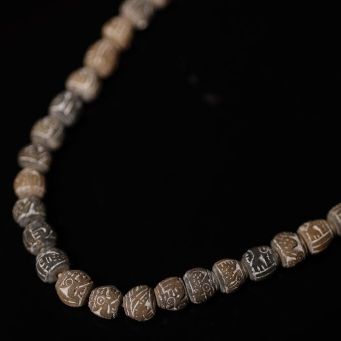 collar con cuentas de ceramica - Galería F. Cervera - PC-448