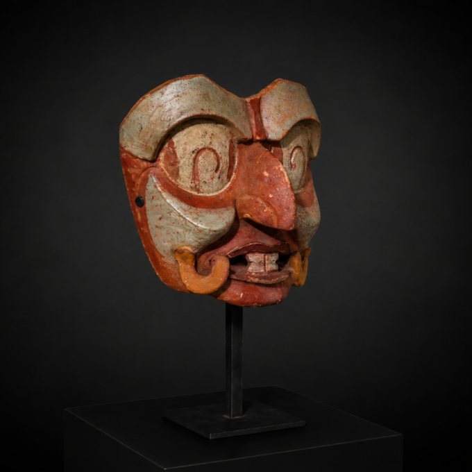 Fragmento de incensario ceremonial Maya - Galería F. Cervera - PC-472 - vista 2