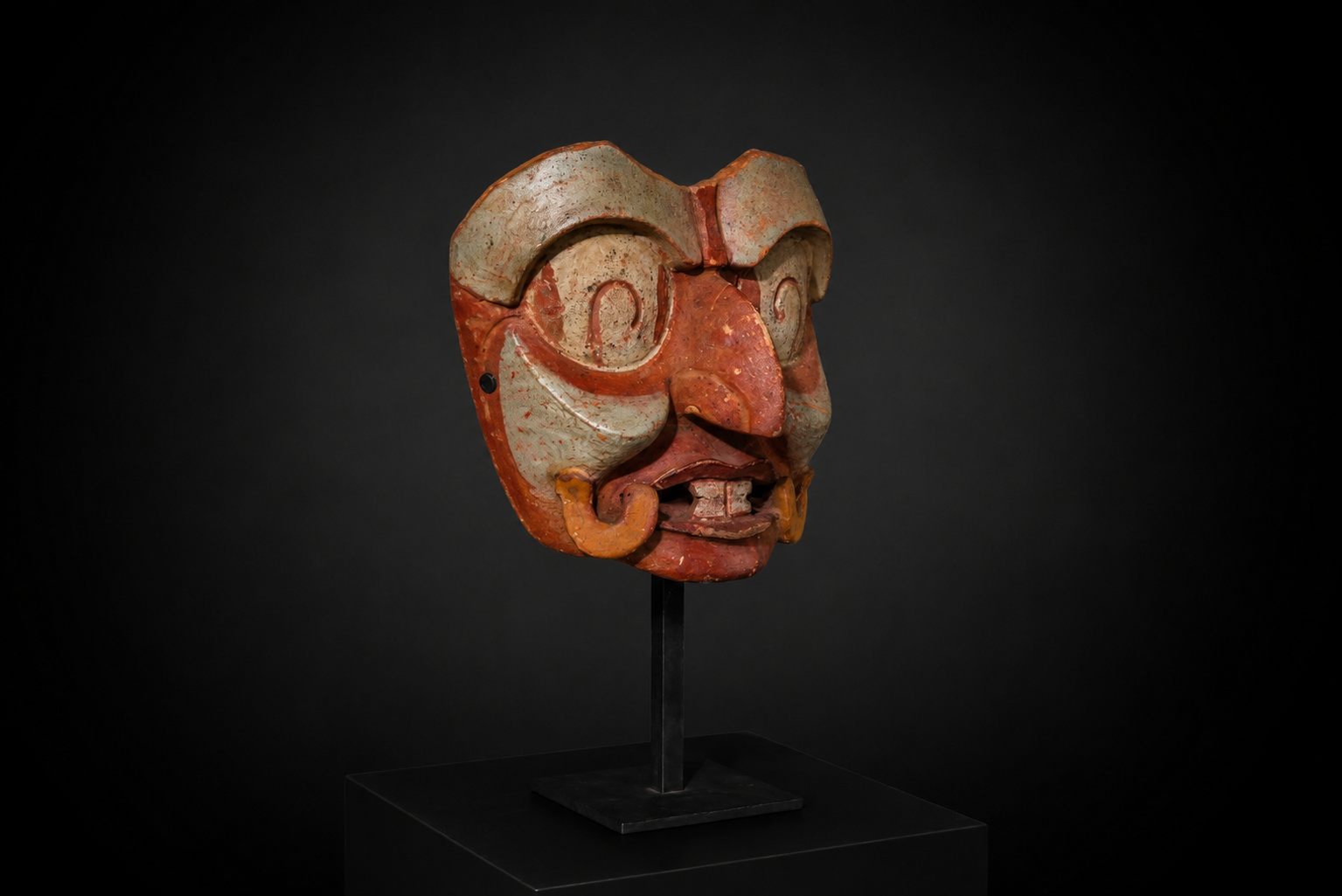 Fragmento de incensario ceremonial Maya - Galería F. Cervera - PC-472 - vista 2