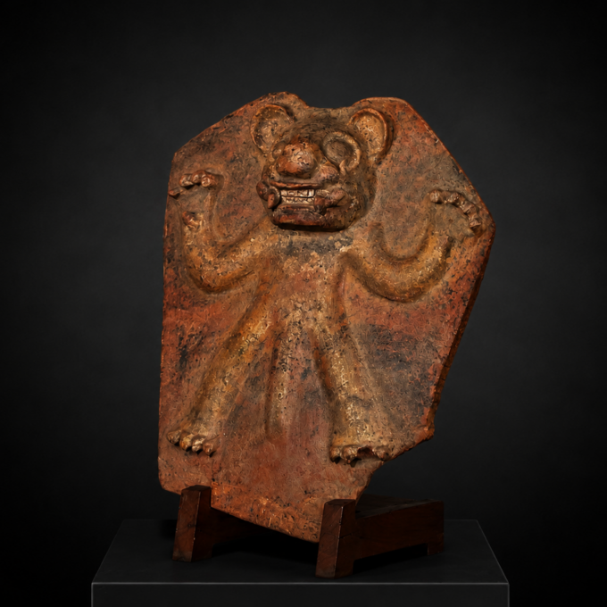 Fragmento de urna funeraria Quiché - Galería F. Cervera - PC-473