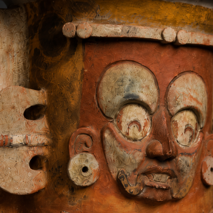 Urna funeraria Maya - Galería F. Cervera - PC-474 - vista 2