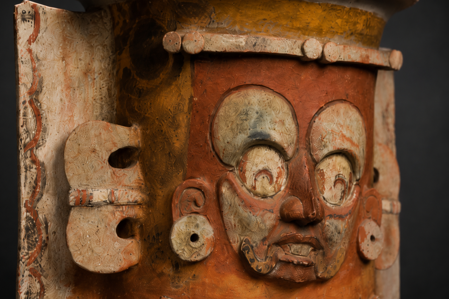 Urna funeraria Maya - Galería F. Cervera - PC-474 - vista 2