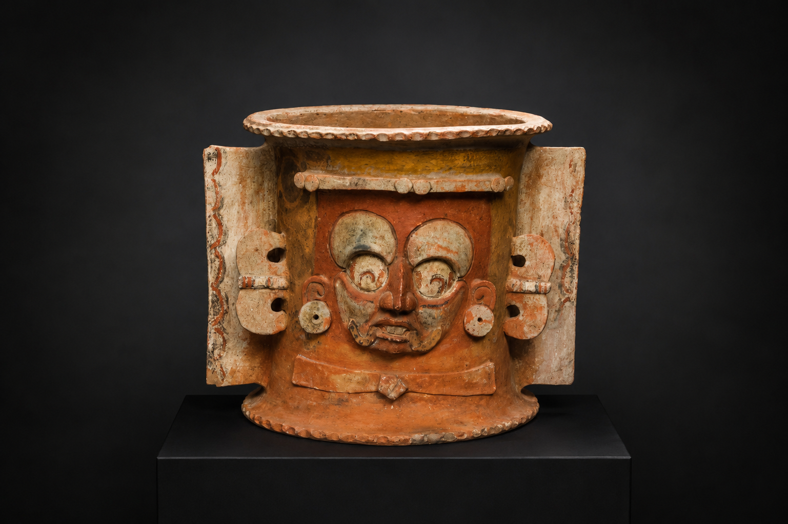 Urna funeraria Maya - Galería F. Cervera - PC-474