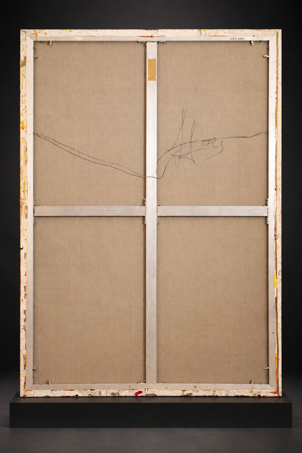 Lita Cabellut Rosa, reverso con firma de la artista y bastidor - Galería F. Cervera - EU-382 - vista 3